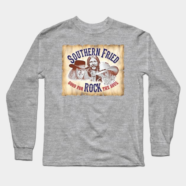 Southern Fried Rock Long Sleeve T-Shirt by armando1965